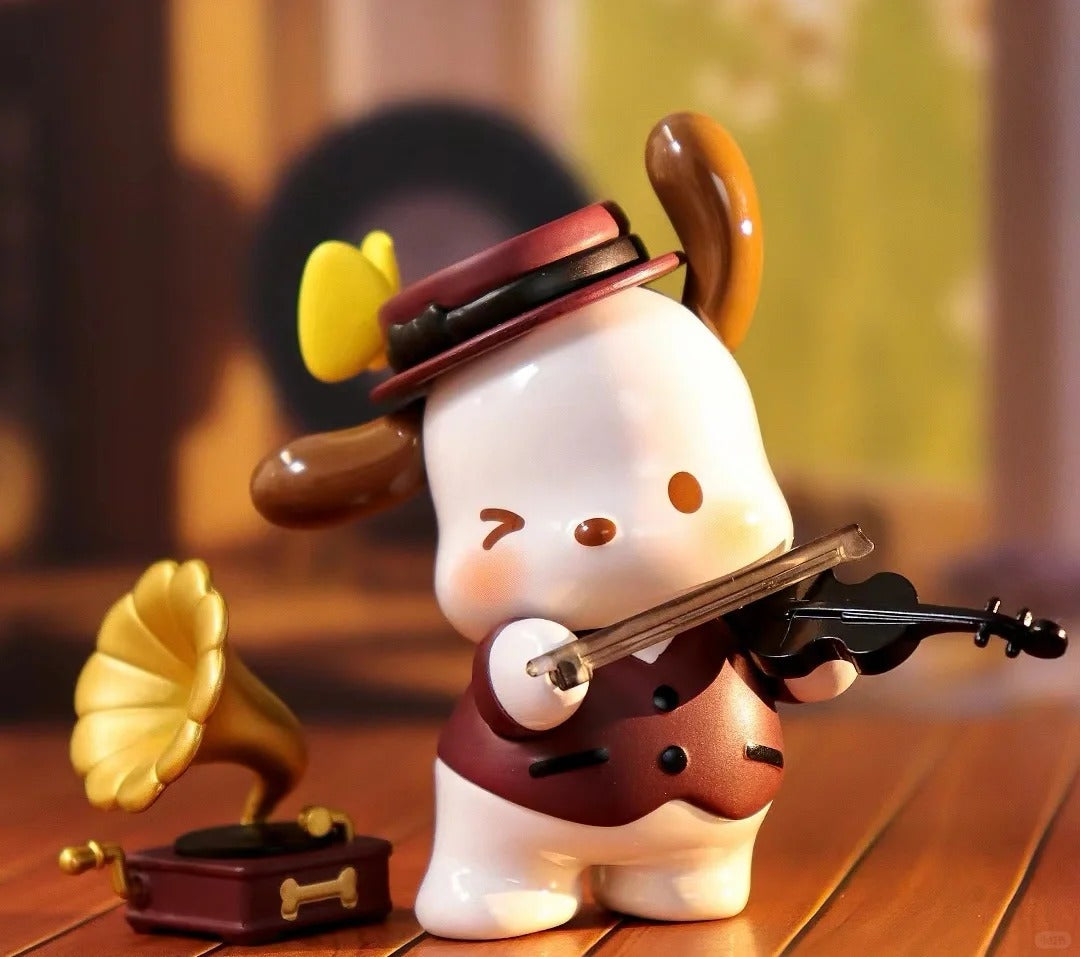 Pochacco Retro Train Blind Box Figure