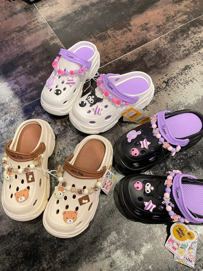 Sanrio Clogs Platform Shoes Sandal Casual