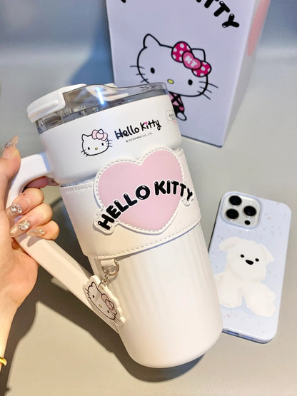 Sanrio 40 oz Tumbler , Stainless Steel Insulated Cup with Lid  Straw