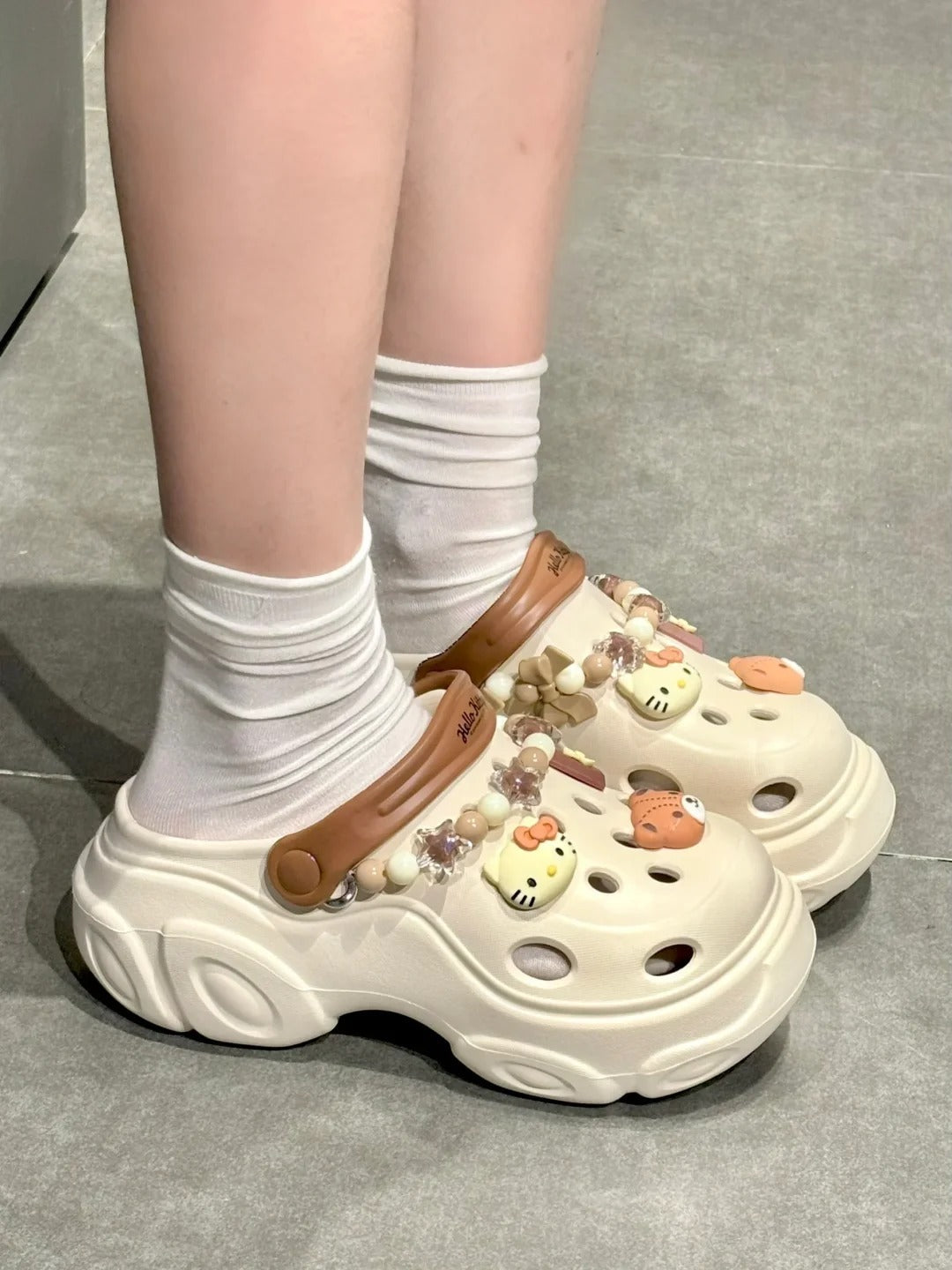 Sanrio Clogs Platform Shoes Sandal Casual