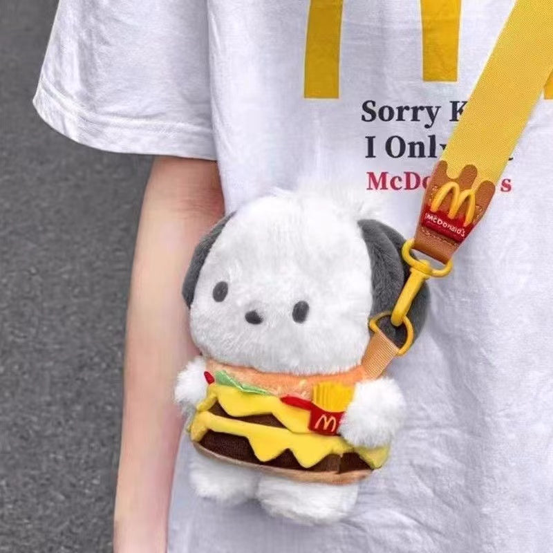 Pochacco Big Mac plush 7in