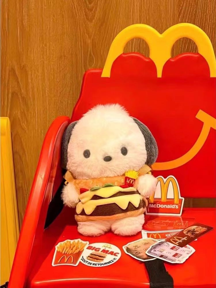 Pochacco Big Mac plush 7in