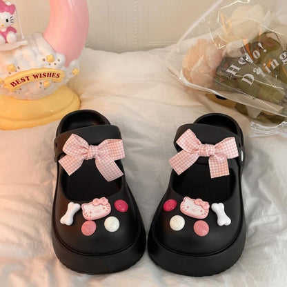 Hello Kitty Bowtie Slip on Shoes