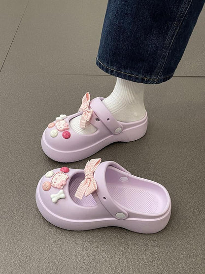 Hello Kitty Bowtie Slip on Shoes