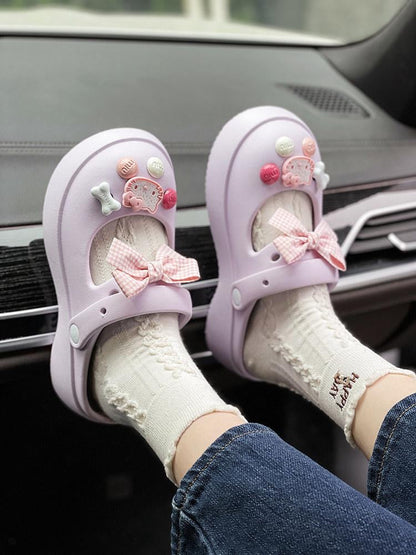 Hello Kitty Bowtie Slip on Shoes