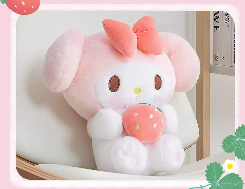 Sanrio Strawberry Plush Doll Toy 15in