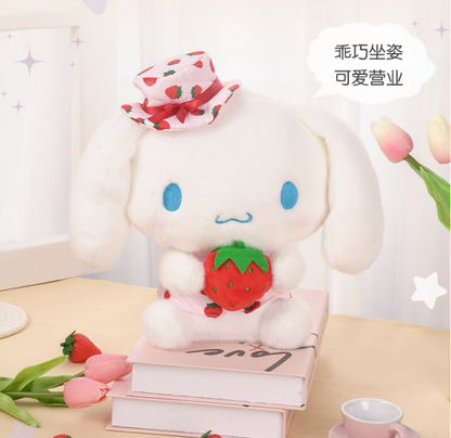 Sanrio Strawberry  design  Plush Doll Toy 8in