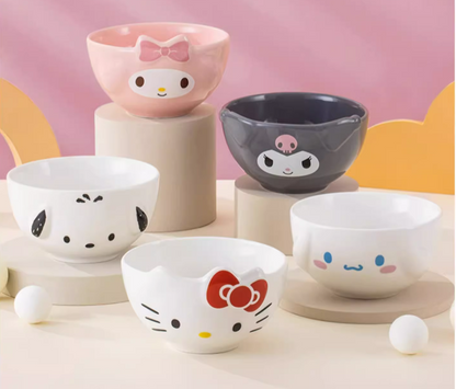 Sanrio Ceramic bowls and plates