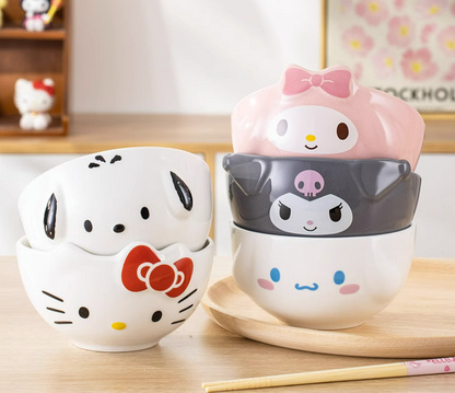 Sanrio Ceramic bowls and plates