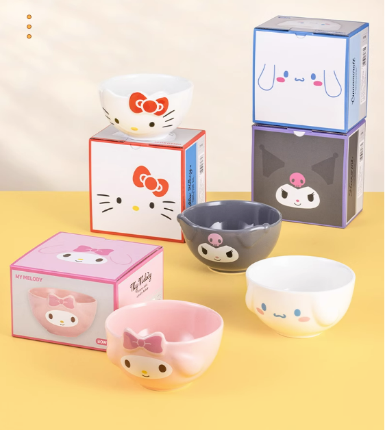 Sanrio Ceramic bowls and plates