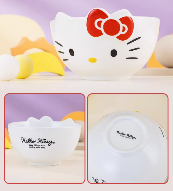 Sanrio Ceramic bowls and plates