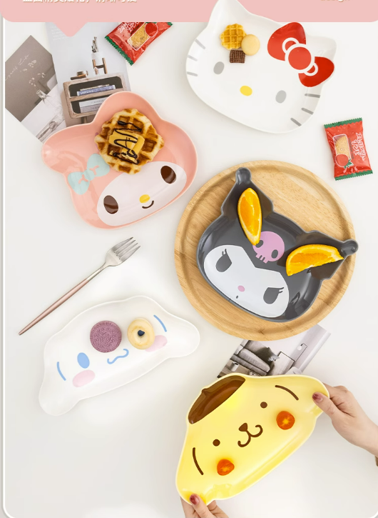 Sanrio Ceramic bowls and plates