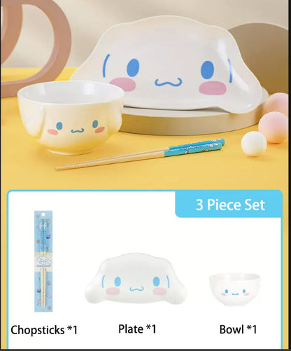 Sanrio Ceramic bowls and plates