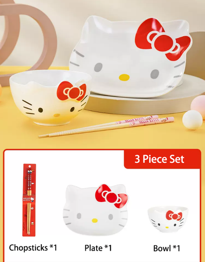 Sanrio Ceramic bowls and plates