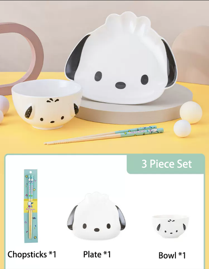 Sanrio Ceramic bowls and plates