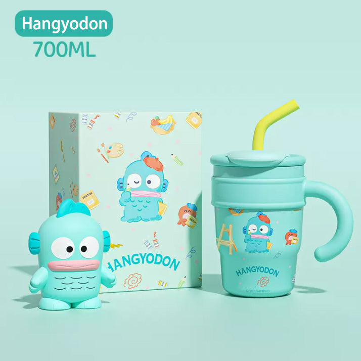 Sanrio Straw Stainless Steel vacuum bottle