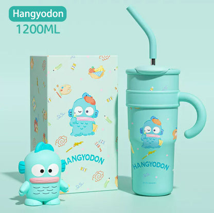 Sanrio Straw Stainless Steel vacuum bottle