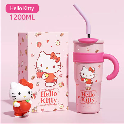 Sanrio Straw Stainless Steel vacuum bottle