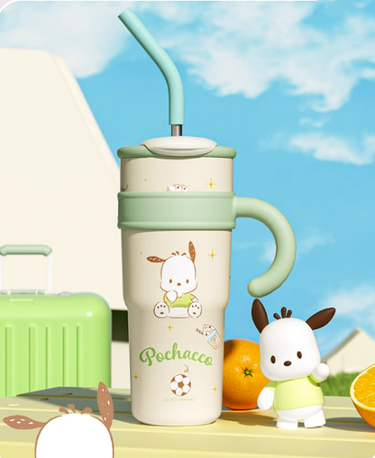 Sanrio Straw Stainless Steel vacuum bottle