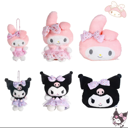 My melody and kuromi Flower Elf Series Plush Doll