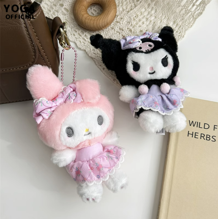 My melody and kuromi Flower Elf Series Plush Doll