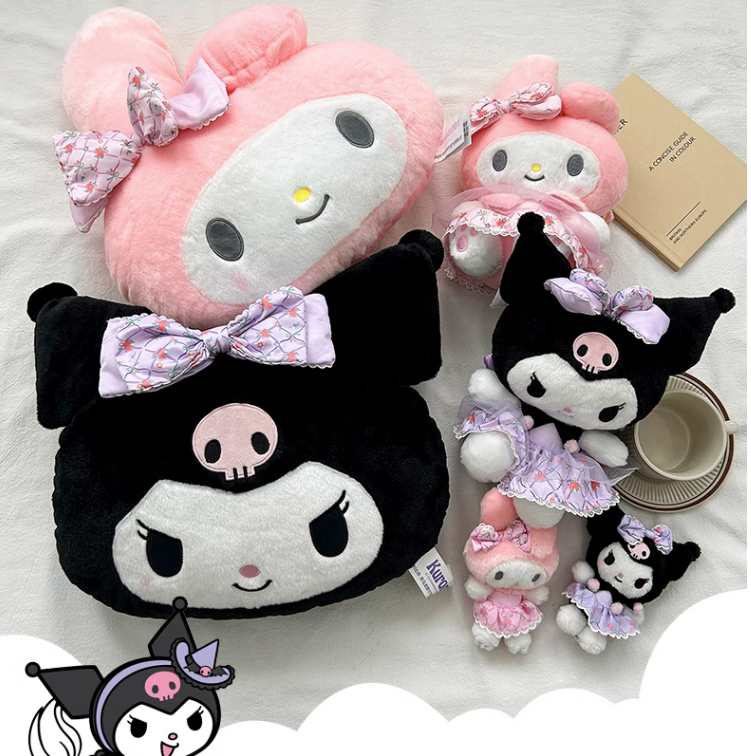 My melody and kuromi Flower Elf Series Plush Doll