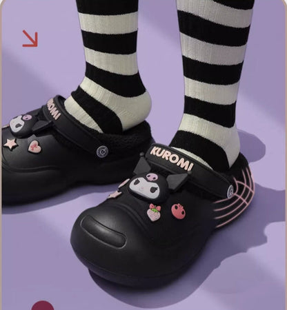 Sanrio Fuzzy Clogs Platform Shoes