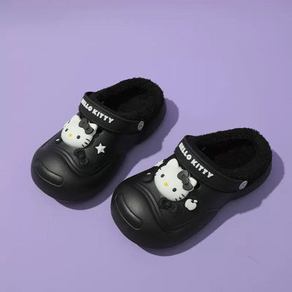 Sanrio Fuzzy Clogs Platform Shoes