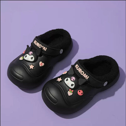 Sanrio Fuzzy Clogs Platform Shoes