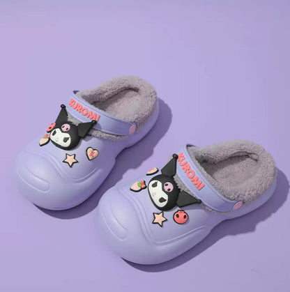 Sanrio Fuzzy Clogs Platform Shoes