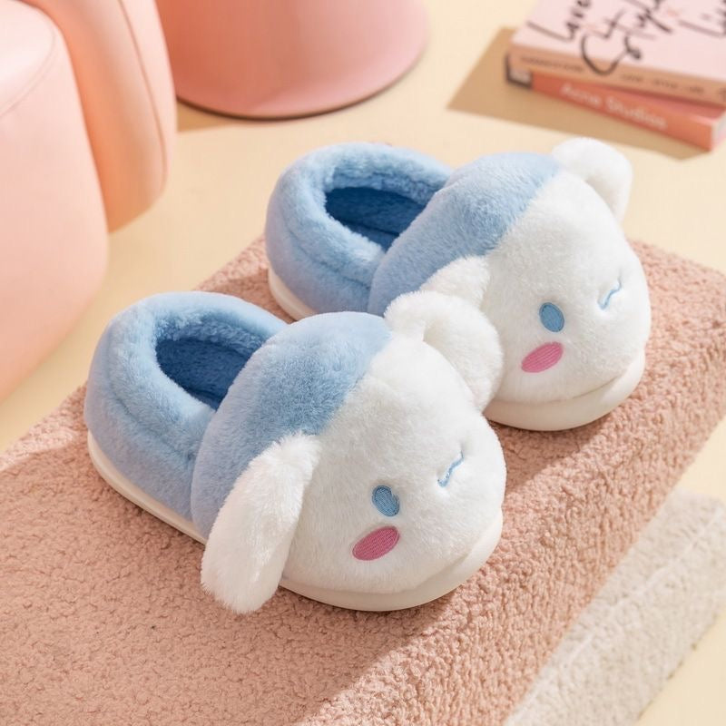 Sanrio Parent-Child  Warm home plush shoes