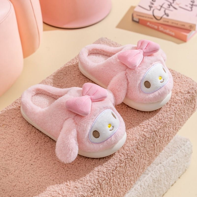 Sanrio Parent-Child  Warm home plush shoes