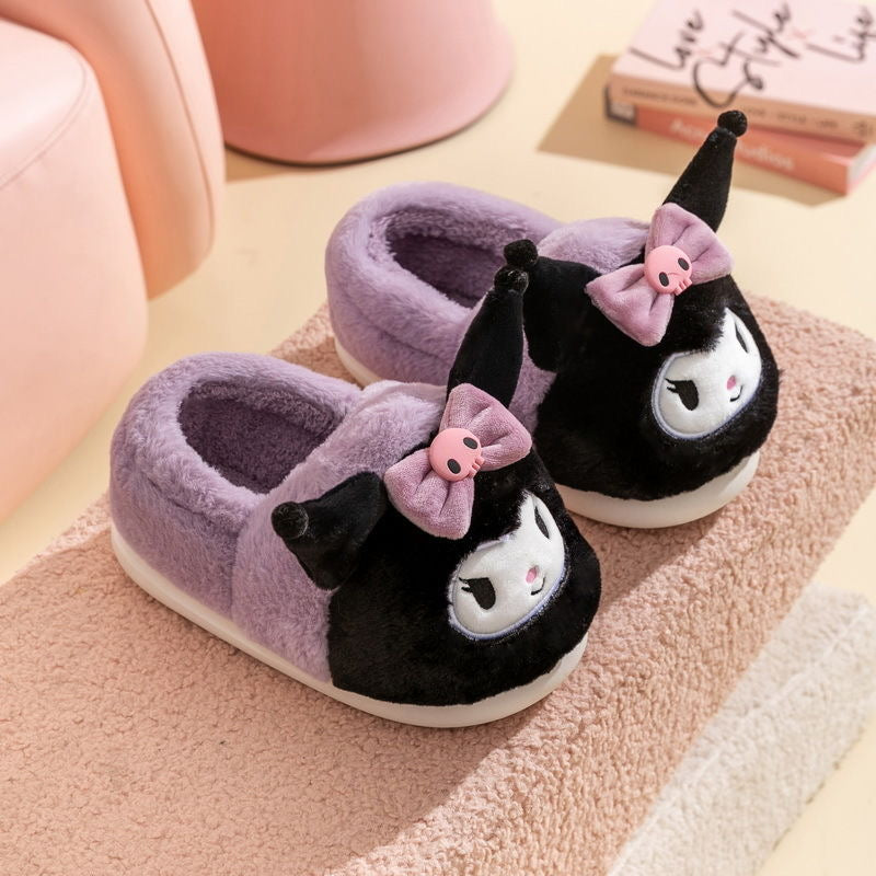 Sanrio Parent-Child  Warm home plush shoes