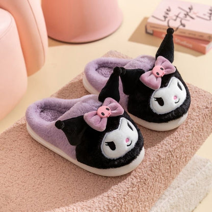 Sanrio Parent-Child  Warm home plush shoes