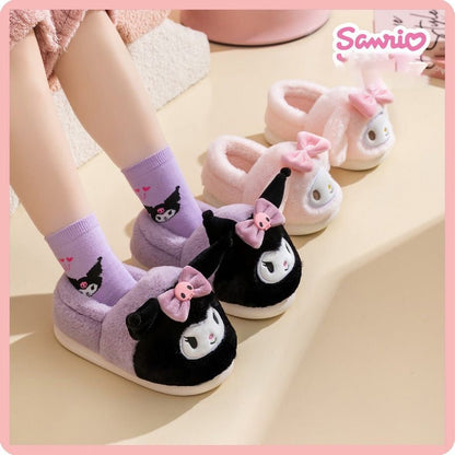 Sanrio Parent-Child  Warm home plush shoes