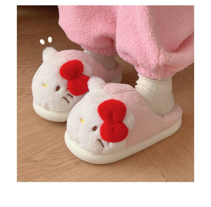 Hello Kitty  Warm home plush shoes