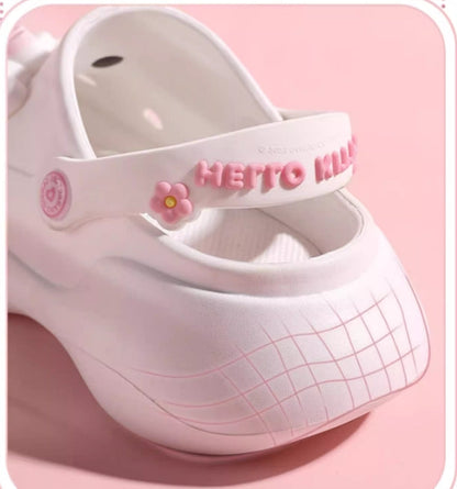 Sanrio Clogs Platform Shoes Sandal Casual Summer for Woman