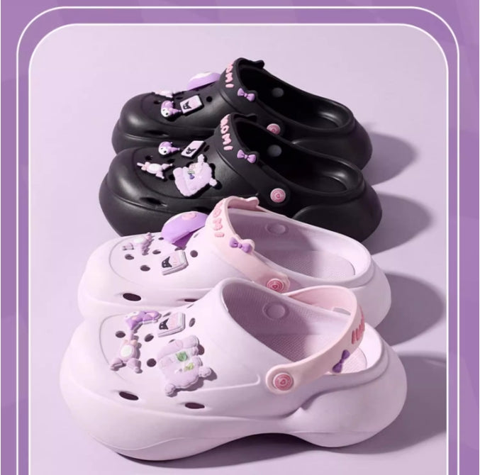 Sanrio Clogs Platform Shoes Sandal Casual Summer for Woman