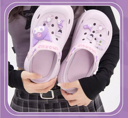 Sanrio Clogs Platform Shoes Sandal Casual Summer for Woman