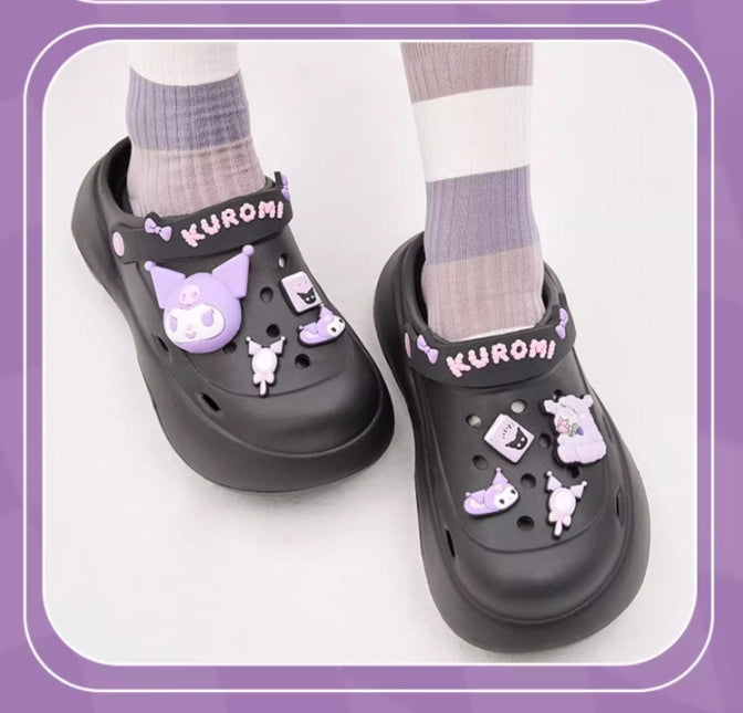 Sanrio Clogs Platform Shoes Sandal Casual Summer for Woman