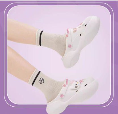 Sanrio Clogs Platform Shoes Sandal Casual Summer for Woman