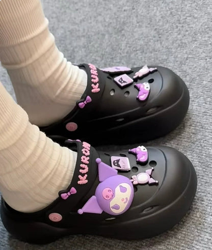 Sanrio Clogs Platform Shoes Sandal Casual Summer for Woman