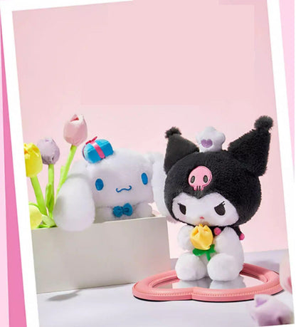 Sanrio holds flowers plush doll