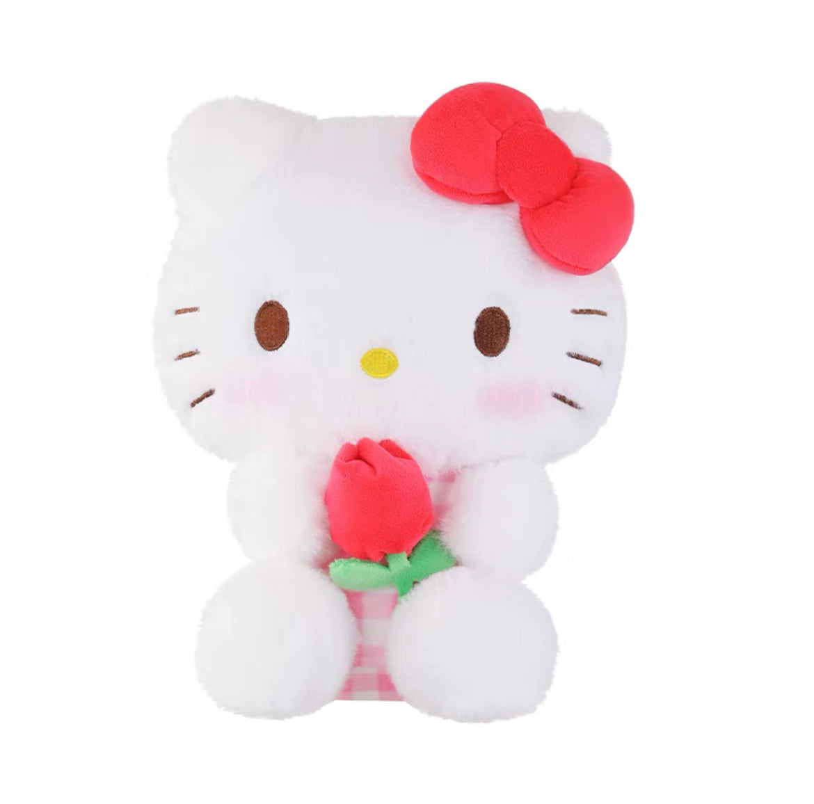 Sanrio holds flowers plush doll