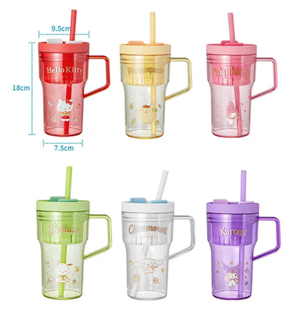 Sanrio Straw Handle  cup 750ml