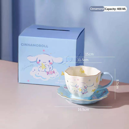 Sanrio Coffee cup Breakfast Cup and Saucer 400ml