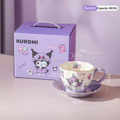 Sanrio Coffee cup Breakfast Cup and Saucer 400ml