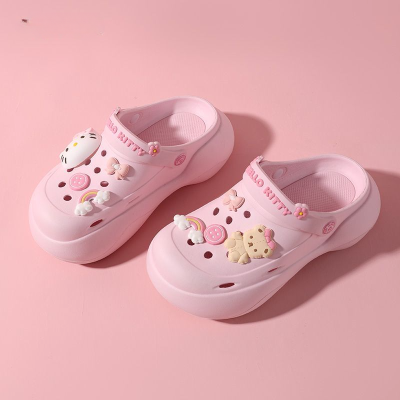 Sanrio Clogs Platform Shoes Sandal Casual Summer for Woman