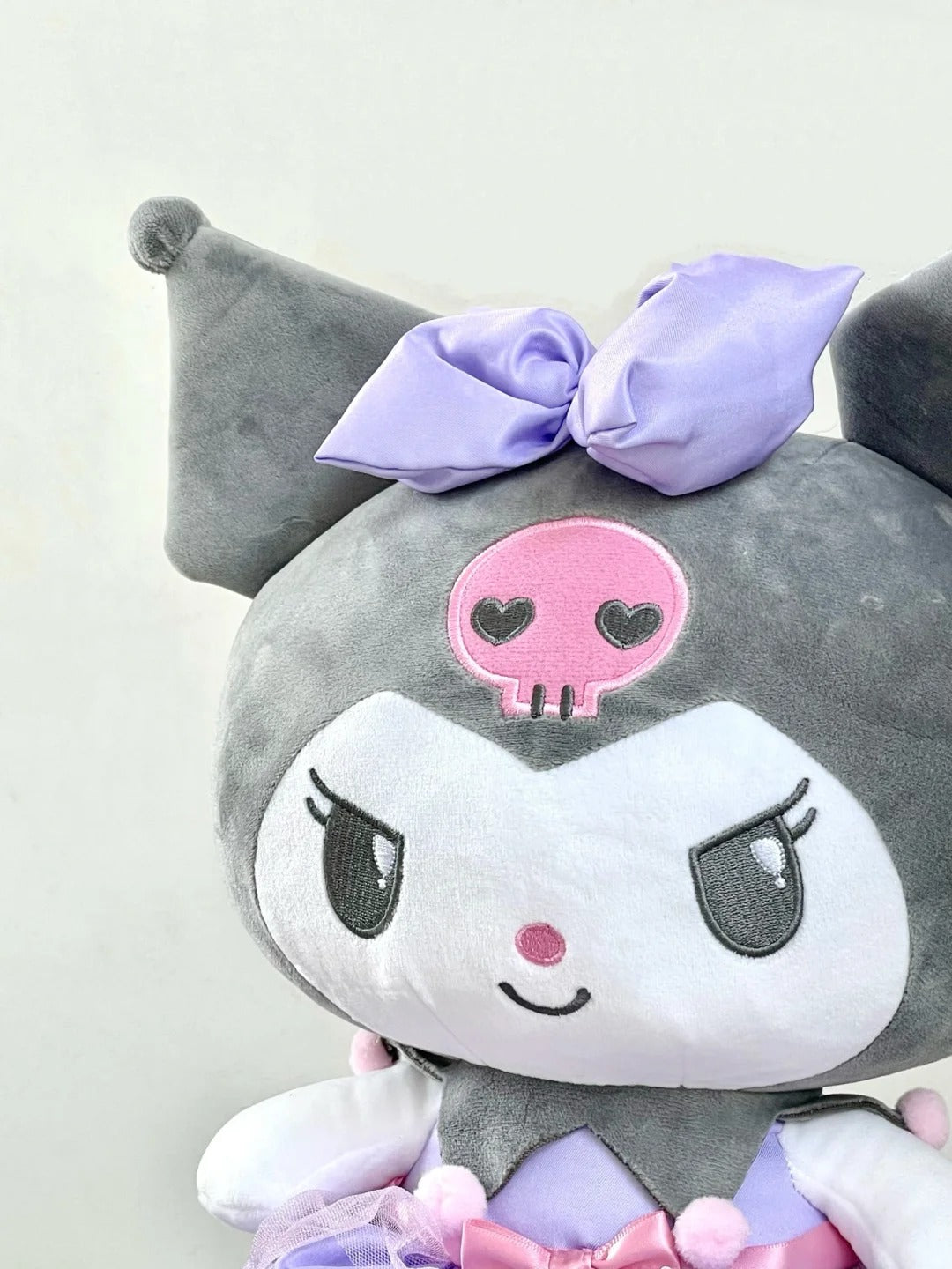 Kuromi and My melody Sitting Plushie 11 inch