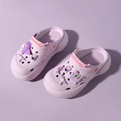 Sanrio Clogs Platform Shoes Sandal Casual Summer for Woman